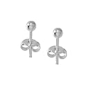 VINANI Ohrstecker Kugel Mini Sterling Silber 925 Ohrringe OMK