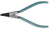 JTC 開閉90°スナップリングプライヤー スナップリングプライヤー 軸用 230mm 先端 90° 曲がり JTCSB230