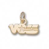 Tennessee Volunteers Solid 14K Gold ''VOLS'' Star 3/16'' Pendant