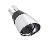 Alsons 1.75 GPM Fluidics Bullet Showerhead with Plastic Ball Connector, Chrome #653CBU
