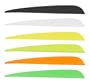 Martin Archery Dura Vanes 4 inch, 100s, Yellow