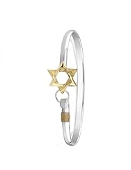 Sterling Silver Star of David Bangle