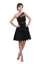 Charmeuse Mesh Backless One Shoulder Sleeveless Evening Dress 