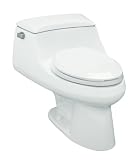 KOHLER K-3384-2-0 San Raphael Elongated Toilet, White