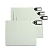 Smead Pressboard End Tab Guides, Horizontal Metal Tabs, Blank, Letter Size, Green, 50 per Box (61757)