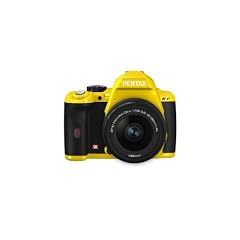 Pentax K-r SLR-Digitalkamera (12 Megapixel, Live View, HD Video) inkl. DA L 18-55mm Objektiv Kit gelb