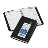 Recycled 2008 Weekly Pocket Appt Book, Phone/Addr, Jan-Dec, 3-3/4x6, Black AAGG25000