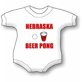 Nebraska Beer Pong Baby Ultrasoft Onesie
