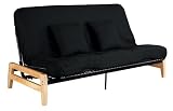 Serta Pinehurst Queen Futon Mattress, Black