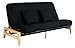 Serta Pinehurst Full Futon Mattress, Black