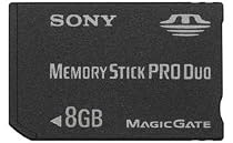 Sony 8GB Pro Duo Memory Stick