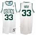 Larry Bird Jersey: adidas White Throwback Swingman #33 Boston Celtics Jersey