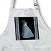 Jaclinart Art Dress Damask Ribbons Rose Ribbons - Blue and green gowns with coordinating damask ribbons - Aprons