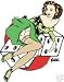 Kozik lucky lady dice babe STICKER retro