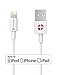 Lightning Cable [Apple Certified] 3.3ft (1m) +LIFEGUARD Charge and Sync Lightning Connector 8-pin Lightning Cable for iPhone 6+ 6 5S 5C 5, iPad and iPod - 12-Month Money-Back Guarantee (White)