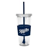 MLB Kansas City Royals 22-Ounce Insulated Straw Tumbler with Sleeve