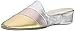 Daniel Green Womens Denise Metallic Slip On Mule Casual Slippers Casual - Gold, Silver