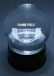 Buy Arizona Diamondbacks Chase Field Musical Crystal Ball by Sport Collectors Guild