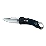 Buck 750 Redpoint Safe Spin Locking Folding Knife (Black, Serrated)