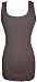 Long And Lean Ribbed Cotton Tank Top Junior Plus Size