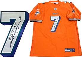 Chad Henne Autographed / Signed Miami Dolphins Authentic Orange Jersey