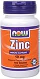 Zinc Gluconate 100 Tabs 50 Mg - NOW Foods