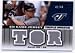 2009 Upper Deck UD Game Jersey Triple #JG-HI Aaron Hill - Toronto Blue Jays (Piece of Authentic Game Used Jersey - Serial #'d to 44) (Baseball Cards)