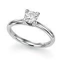 1/4 ct. Round Diamond Solitaire Ring in 14K White Gold or Yellow Gold