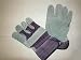 (12) PAIR ECONOMY DOUBLE PALM LEATHER WORK GLOVES
