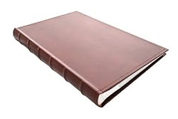 European Leather Photo Album with Archival, Acid Free Paper
