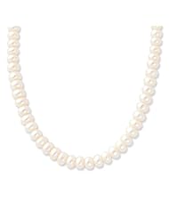 Sterling Silver 6-7mm Fw Cult. Pearl White Necklace