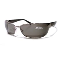 100% Authentic Prada Spr53f Prada Spr-53f Color 5AV-1A1 Shiny Gunmetal Gray