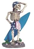 Nautic Treasures Standing Skeleton Surfer