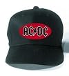AC/DC Cap - AC/DC Black Oval Logo Flex-Fit Cap