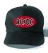AC/DC Black Oval Logo FLEX-FIT CAP