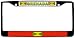Grenada Grenadines Flag Black License Plate Frame Metal Holder