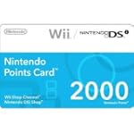 Nintendo 2000 Points Card (DSi or Wii)