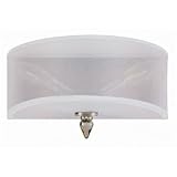 Crystorama Wall Sconces 9502 SN Luxo Collection Wall Sconce Satin Nickel Silk