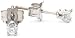 10k Gold, Round, Diamond Stud Earrings (1/10 cttw, J-K Color, I2-I3 Clarity)