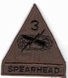 3rd Armored Division Subdued Patch