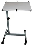 Table de lit avec plateau inclinable pour ordinateur portable/ PC portable à hauteur assistée couleur blanche So-FBT07N-W