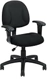 Boss Black Fabric Deluxe Posture Chair Blue