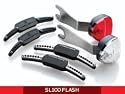 Reelight SL120 (Extended) Battery Free Frictionless Magnetic Induction Bicycle Light Set - Extended version (Suitable for Disc brakes and V Brakes). PLUS Power Backup - Lights Flash for 2 minutes after stopping