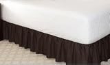 Dark Brown Bedskirt - Full Size - 180 Thread Count
