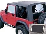 Rugged Ridge Fabric Replacement Tops Black Denim Door Skins Included 1997 - 2002 Jeep Wrangler TJ