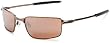 Oakley Men's Square Wire Iridium Sunglasses
