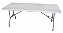 1.83m Heavy Duty Folding Trestle Table Garden Stall Camping Picnic