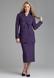 Jessica London Plus Size Double Breasted Skirt Suit