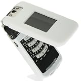 BlackBerry Pearl Flip 8220 Silicone Skin Case (White)
