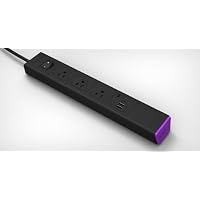 KBAR 3 AC Outlet with Dual 2.1A USB Charger (Black + Purple)